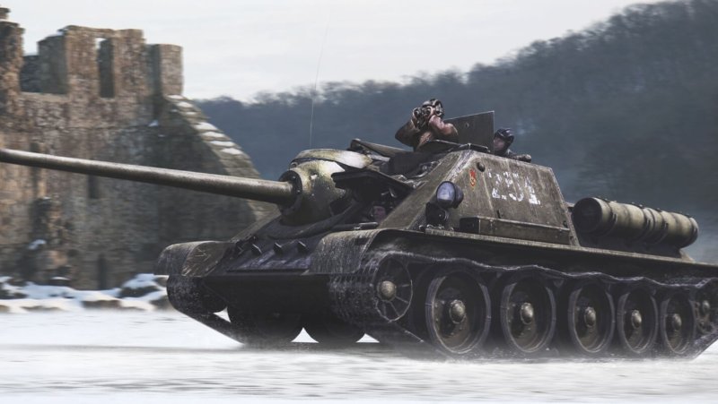 Су-85и WOT
