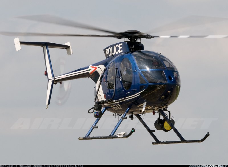 MD 500e вертолет интерьер