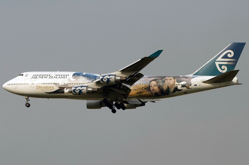 Авиакомпания — Air New Zealand, ливрея — Хоббит
