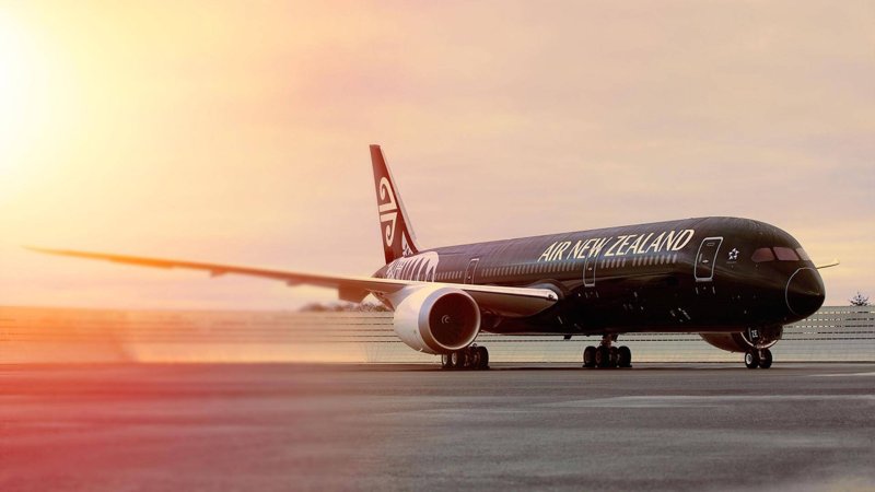 Самолет авиакомпании Air New Zealand