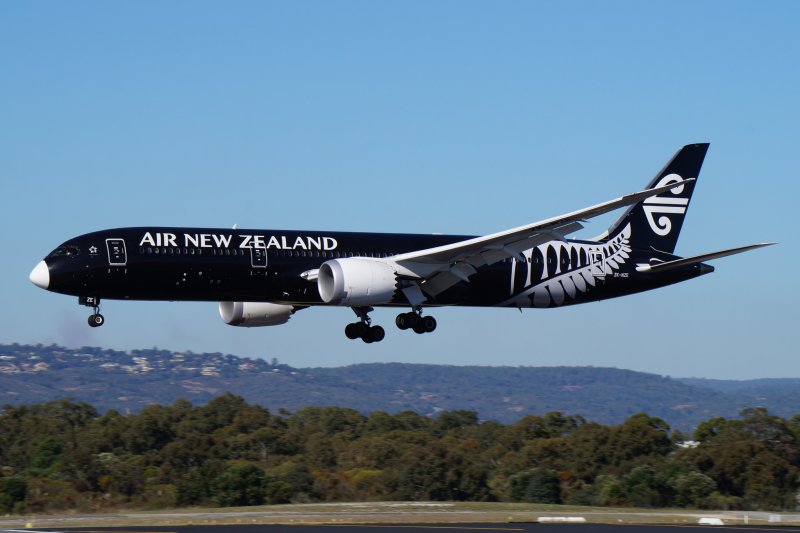 Самолет авиакомпании Air New Zealand