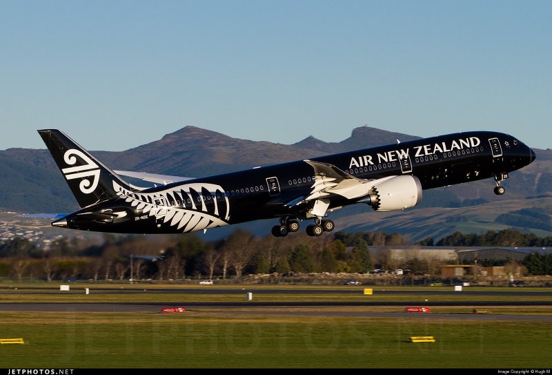 Boeing 787-9 New Zealand