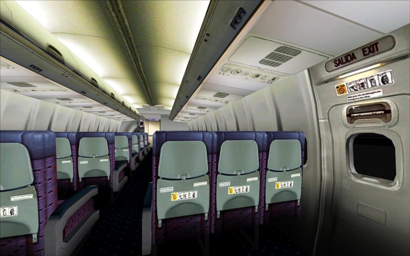 Boeing 737 next Generation салон