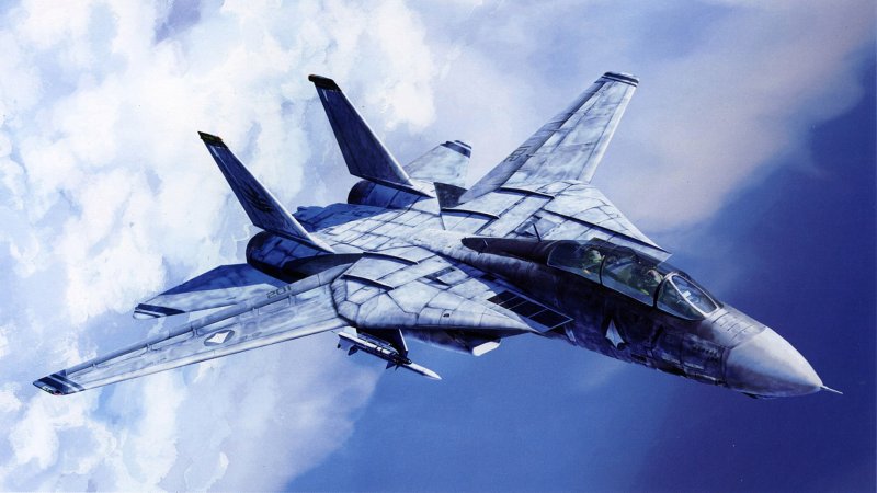 Самолет стелс ф 14 Томкэт