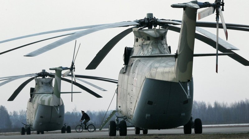 Самый грузоподъемный вертолет в мире ми-26т