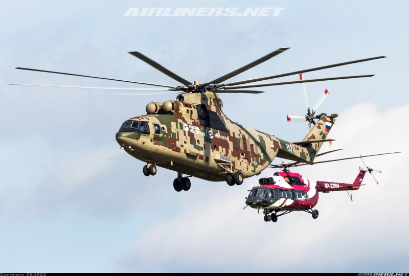 Вертолёт корова ми8