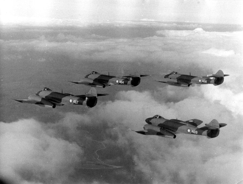 Gloster Meteor вторая мировая