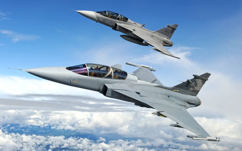 Истребитель Jas 39 Gripen