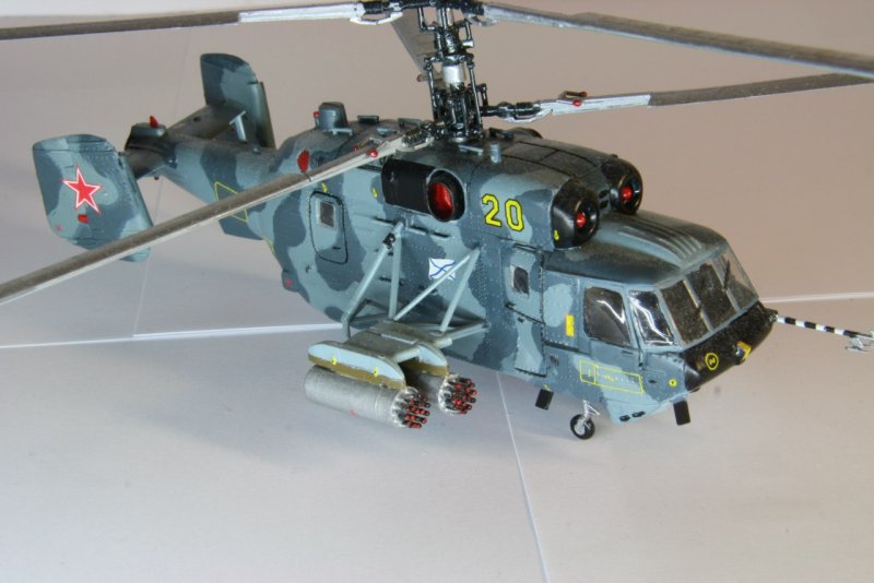 Звезда модель вертолет ка-29