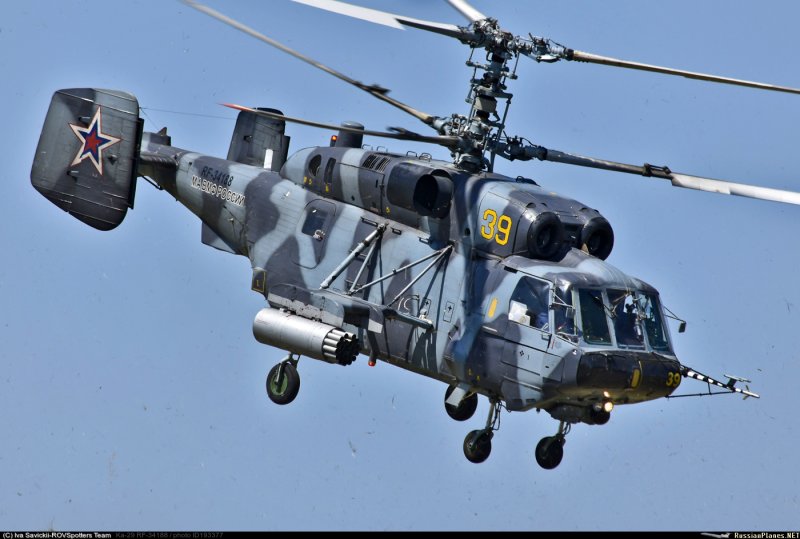 Ка-29 вертолет вооружение