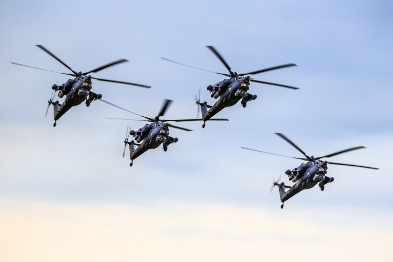 Ми-28 Пилотажной группы Беркуты