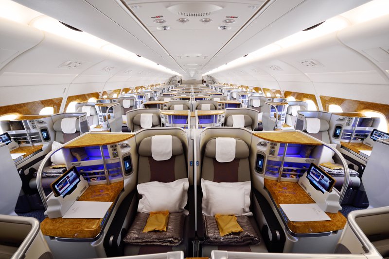 Airbus a380 салон