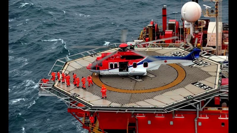 Helipad offshore