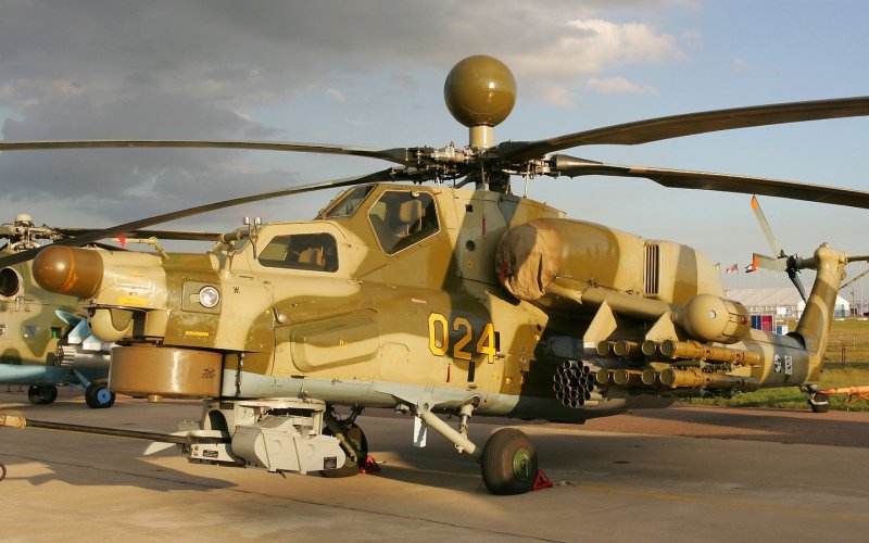 Российские военные вертолеты ми 28