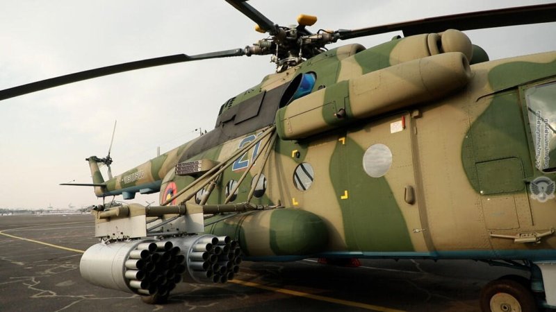 Вертолёт ми17 боевой