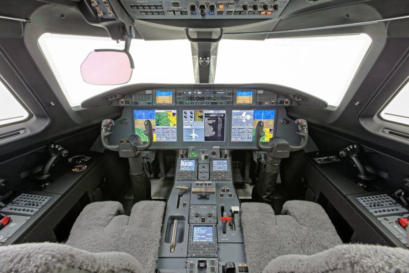 Gulfstream g550 кабина
