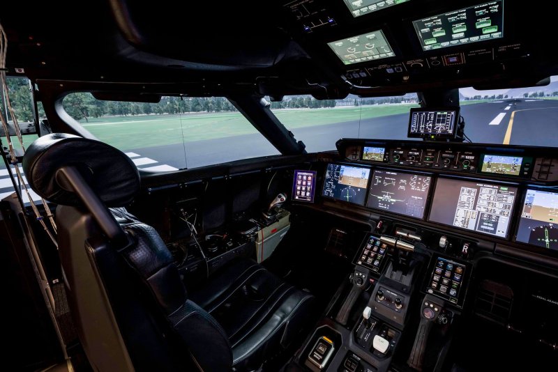 Кабина пилотов Gulfstream g280