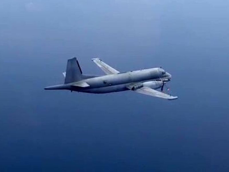 Самолёт разведчик НАТО над черным морем