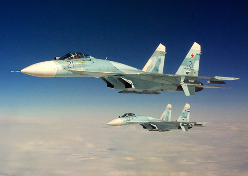 Су-27 перехват