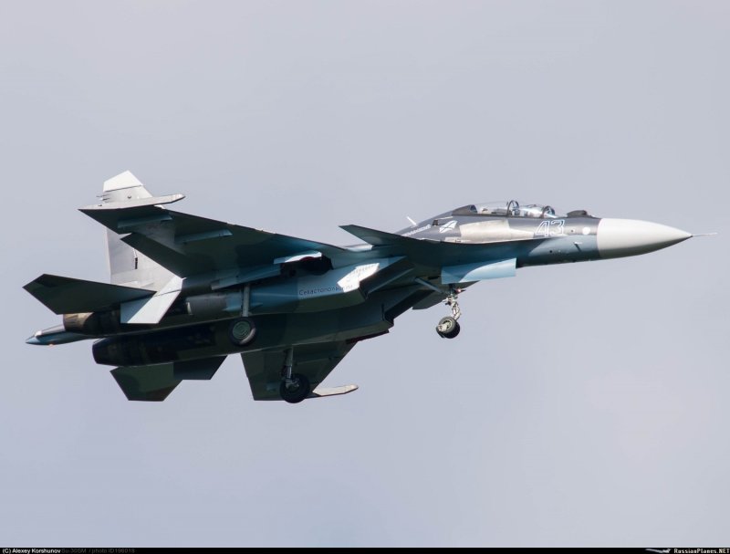 Су-30см морской авиации ВМФ России