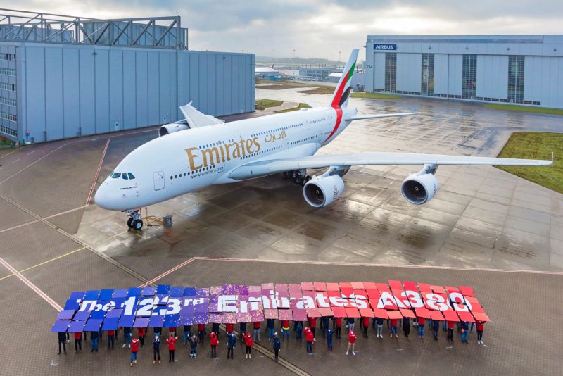 Двухэтажный Airbus a380