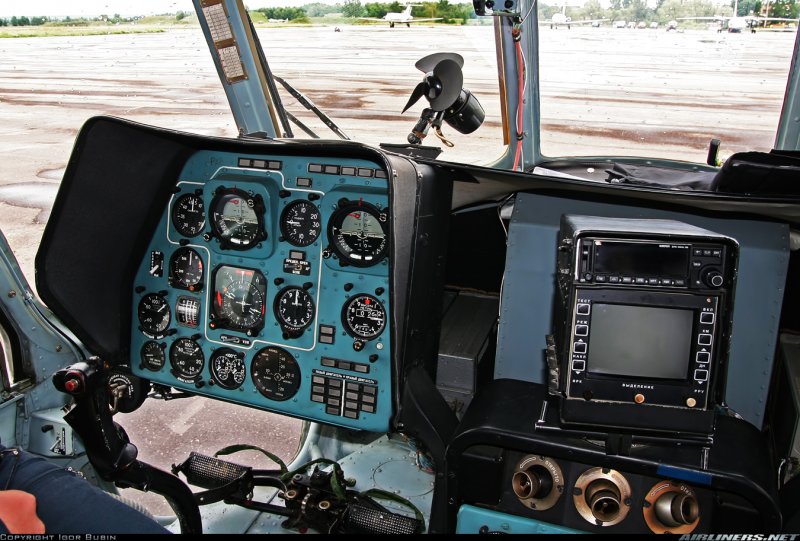 Ручка управления вертолетом ми-8