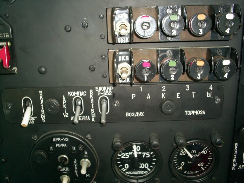 Панель управления ми-8