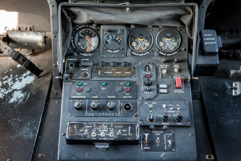 Ми-8 кабина