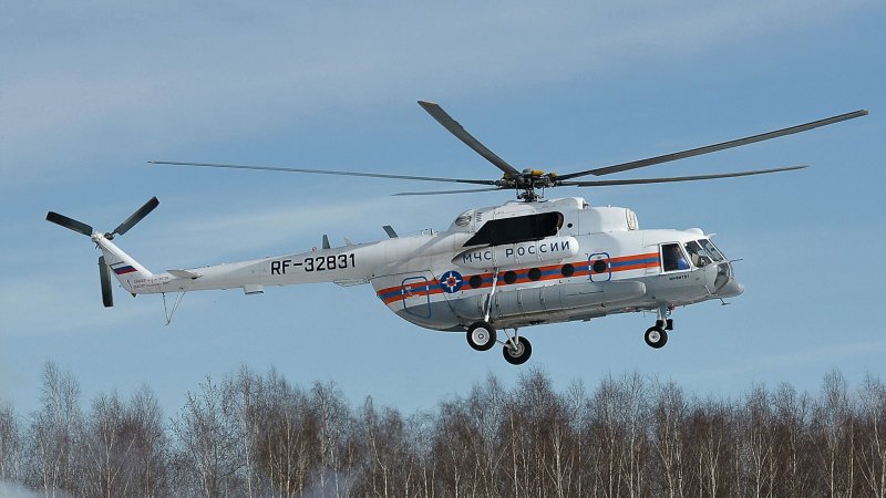 Вертолет ми-8 МЧС России