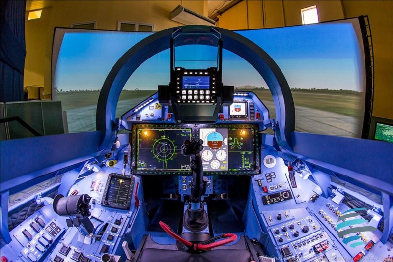 Кабина Су-35 изнутри