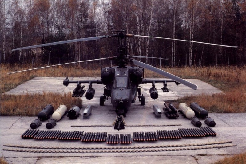 Ударный вертолет ка-50 черная акула