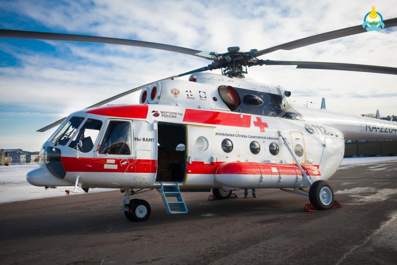 Санитарный вертолет ми-8амт