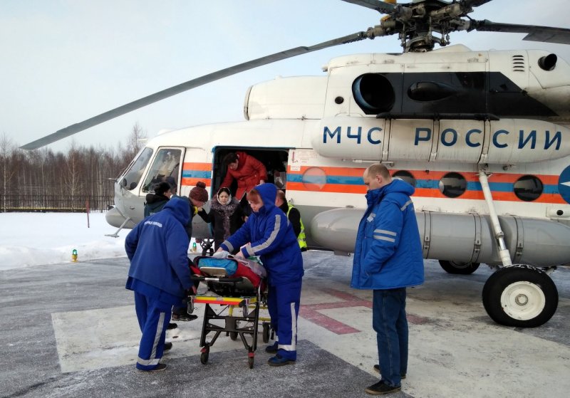 Авиация МЧС России вертолет ми-8