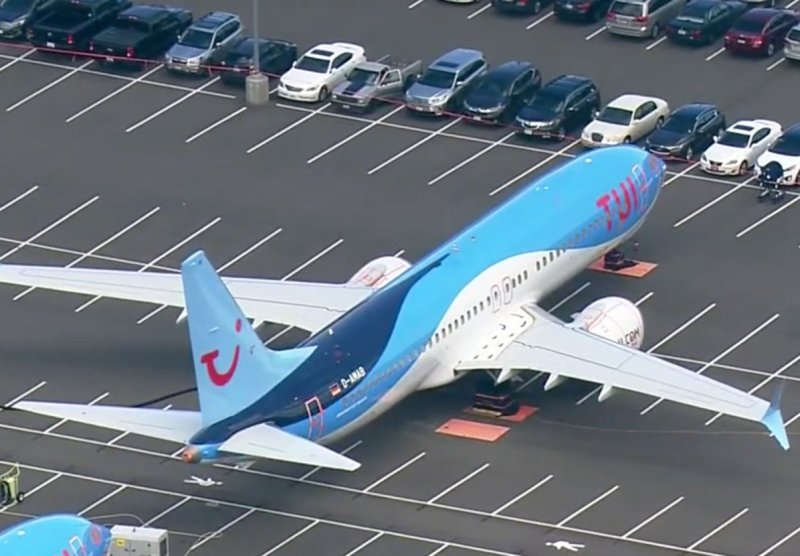 Boeing 737 Max стоянка