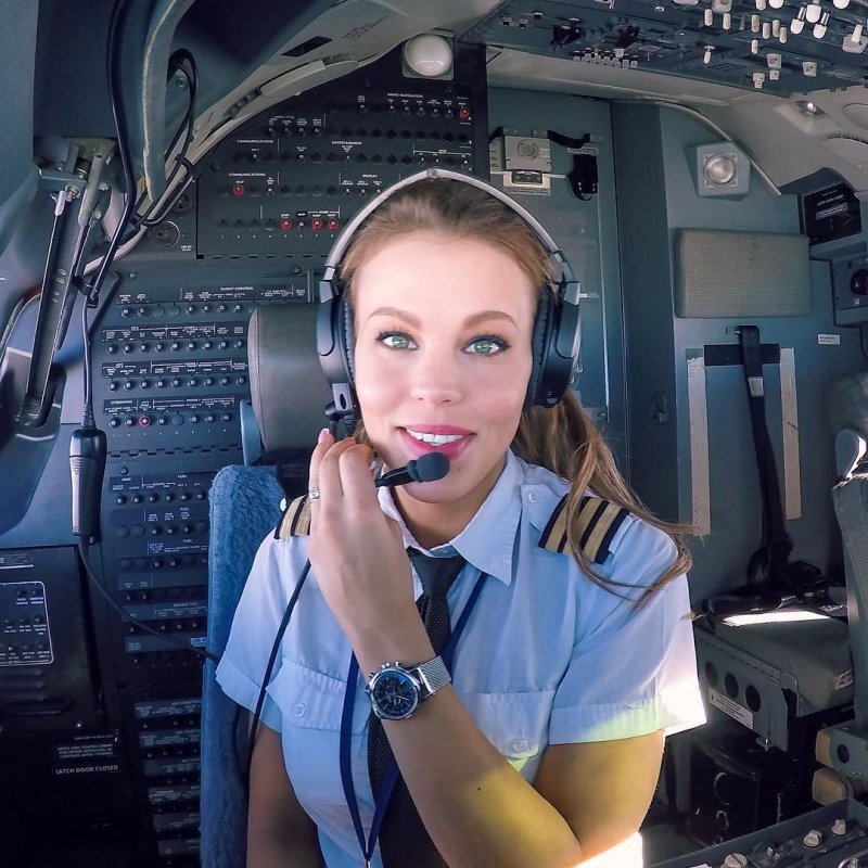 Шведка Малин Рюдквист - пилот Boeing