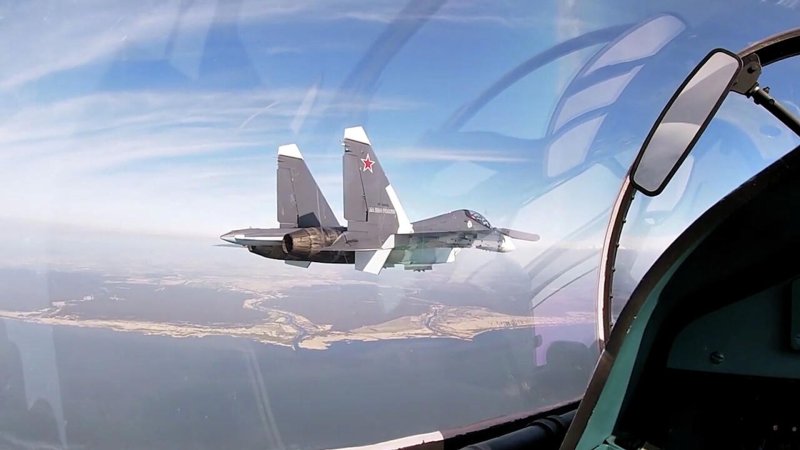 Су-30 перехват
