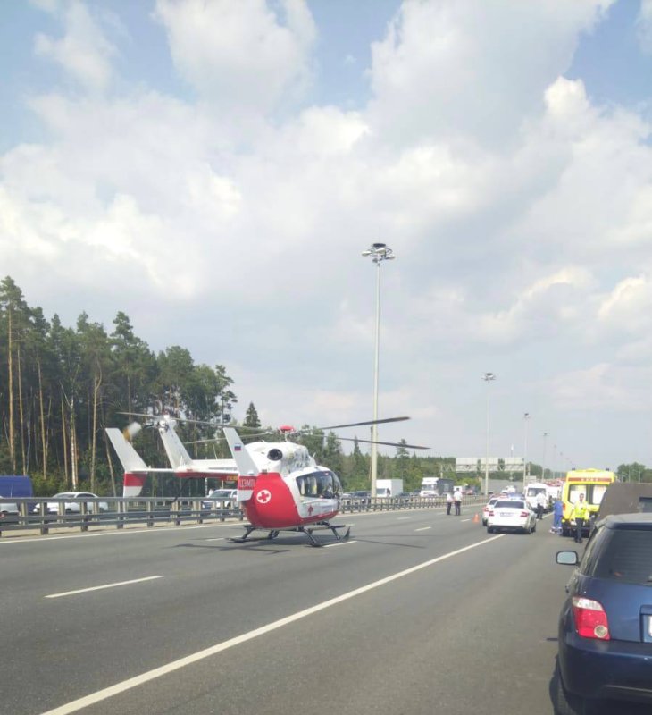 Авария на Киевском шоссе сейчас