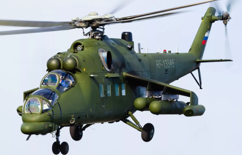 Ми-35мс армейский ударный вертолёт