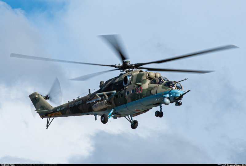 Ми-35 с десантом