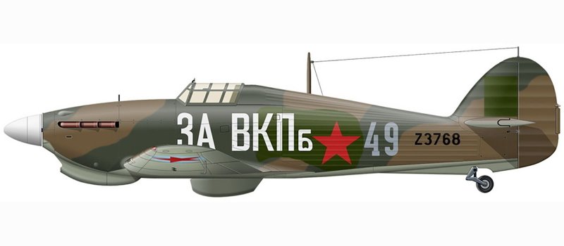 Истребитель "Харрикейн" i советские ВВС