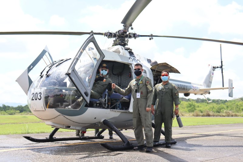 Bo 105 вертолет