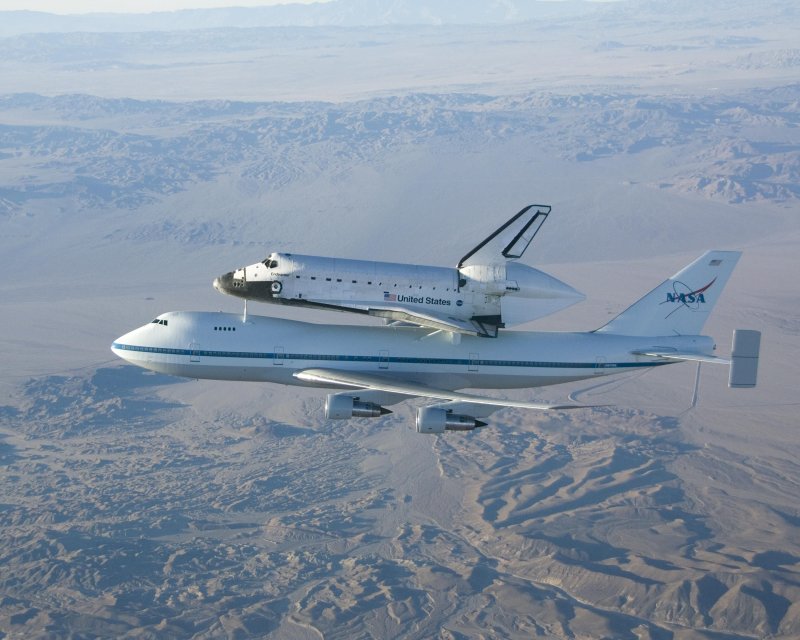 Космический шаттл Боинг 747