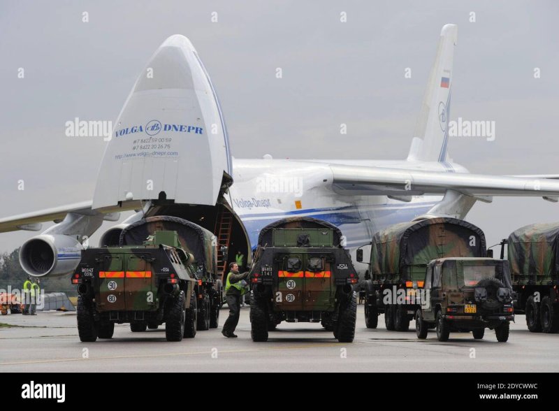 АН-124 Руслан погрузка