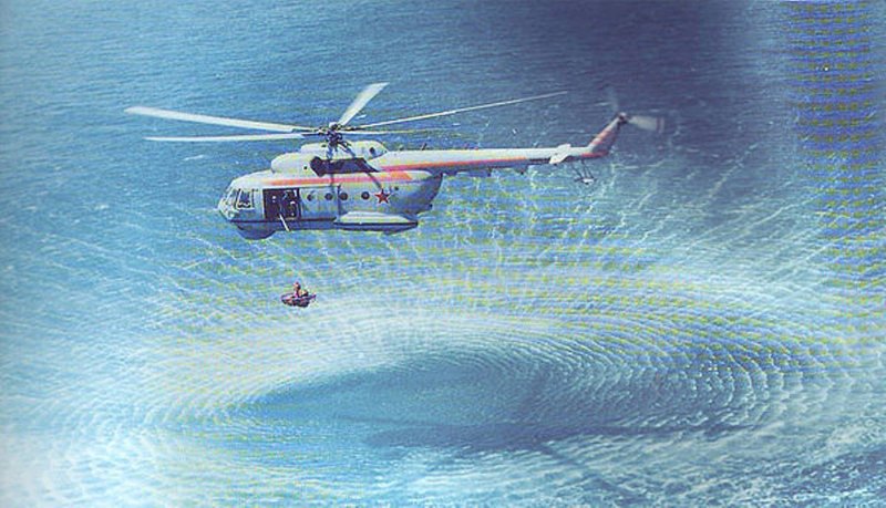 Ми 14 на воде