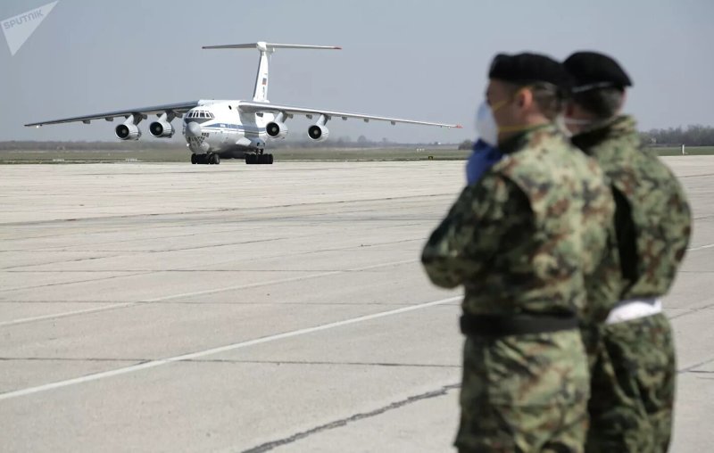 Военный транспортный самолет России для переброски войск