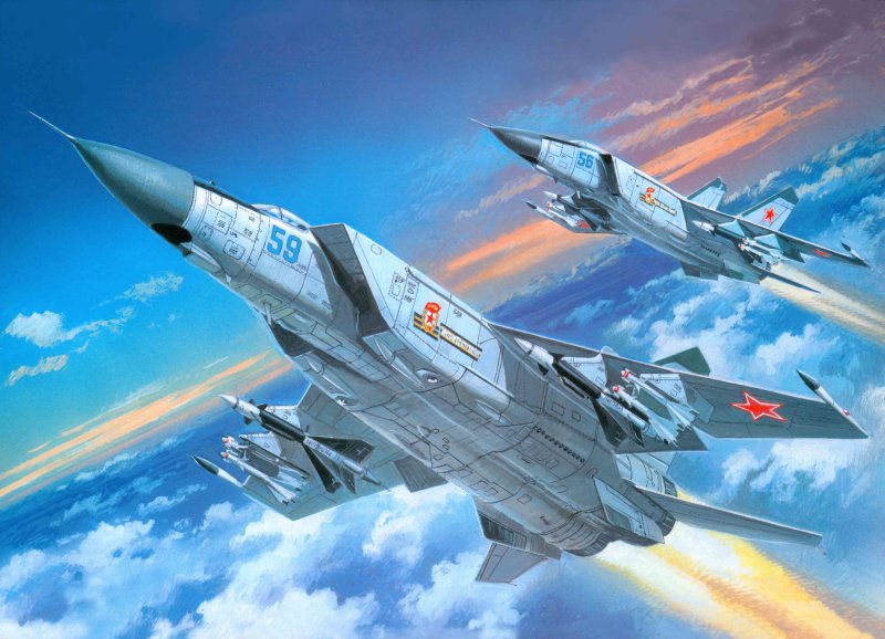 Миг-25 сверхзвуковой самолёт