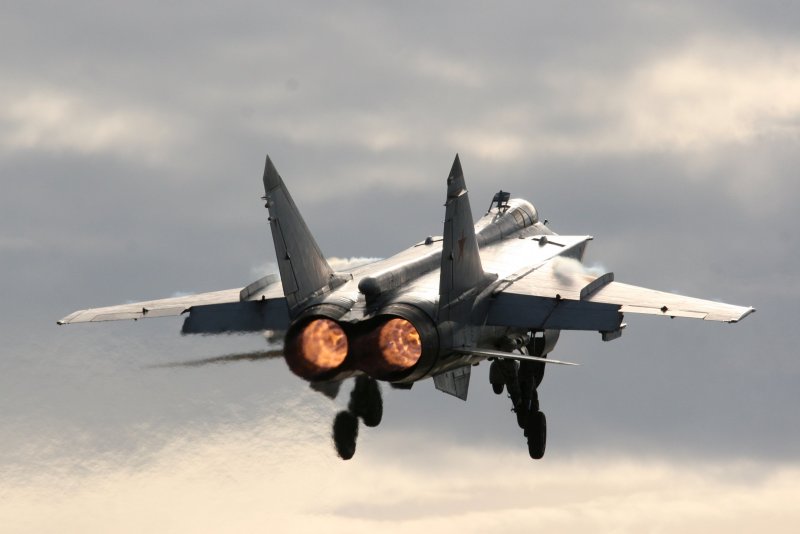 Миг-31бм в стратосфере