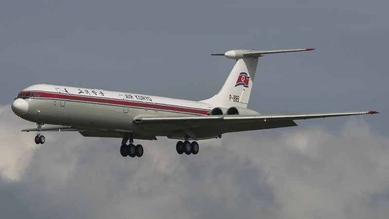 Air Koryo ил 62 в Москве
