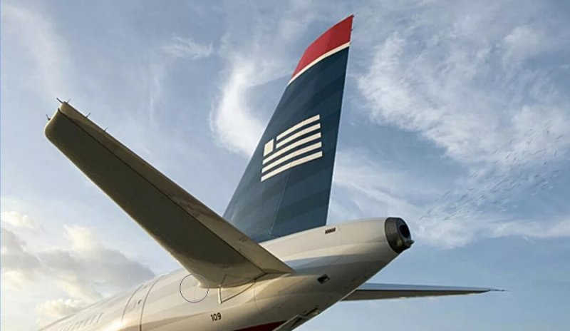 Airbus a320 хвост самолета