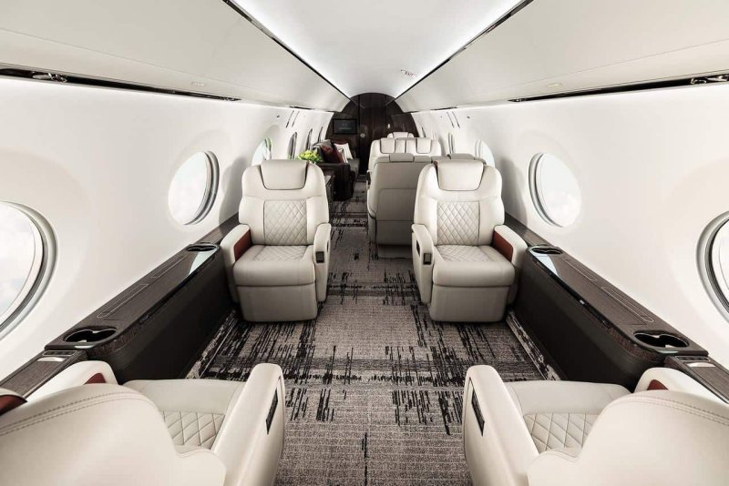 Gulfstream g550 салон
